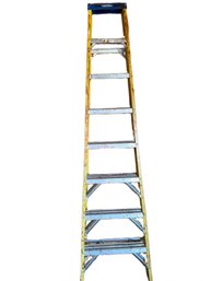 Werner FS108 8-ft Non-Conductive Fiberglass Step Ladder, Type I, 250 Lbs Load Capacity