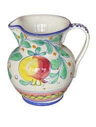 Italian Ceramic Pitcher By Gardener's Eden