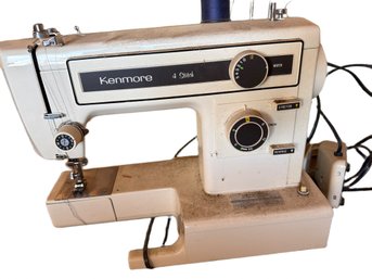 Kenmore 4-Stitch Model 385 Sewing Machine, Made In Taiwan