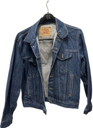 Levi Women's Denim Jacket (little Stain On Back Left Shoulder)