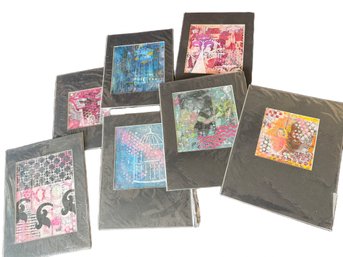 Jessie Kolon Mixed Media On Masonite Original Matted Artwork