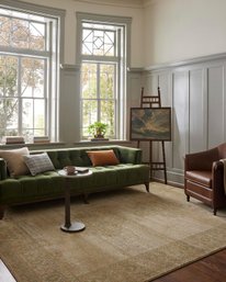 (NEW)Magnolia Home By Joanna Gaines X Mona Antique/Spa 2'-6' X 4'-0' Accent Rug