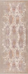 NEW Amalfi Transitional South-Western Boho Brown Beige Indoor Runner Rug - 2' X 10' (2'3' X 10')