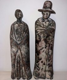 Pair Of Native American Figurines