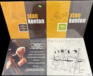 (4) Unopened Vinyl Record Stan Kenton Collection Pt. 1