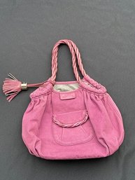 See By Chloe Pink Canvas Tote Bag With Leather Trim