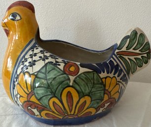 Alba Mex Pottery Chicken - 7'tall