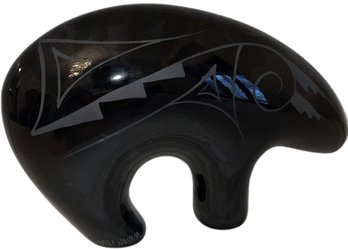 Navajo Black Spirit Bear- 7.5in Tall