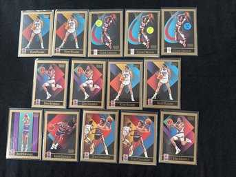 Mixed Lot NBA Hoops Trading Cards: 15-Piece Assortment, Tom Chambers (4), Kurt Rambis (8), Dan Majerle (6)