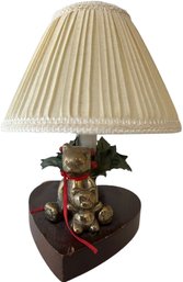 Christmas Table Lamp Bears Decor - 8.5in Tall