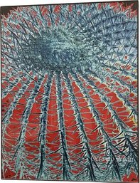 Framed Octavio Noda Abstract Wall Art Print - 14'H