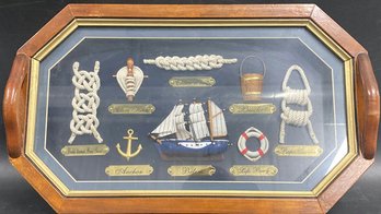 Nautical Themed Shadow Box (15.75x9.5)