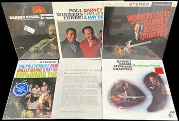 (6) Unopened Vinyl Record Barney Kessel Collection