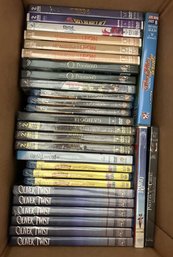 Lot Spanish DVD Collection: Oliver Twist, La Liga De Los, El Podoreso, Rango And Piratas Del Caribe & More