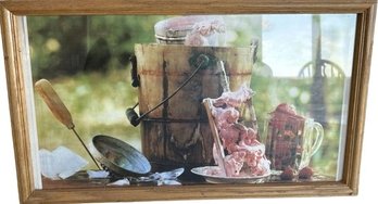 Good Ole' Fashion Ice Cream Art Print 11.5' Tall X 19 Wide