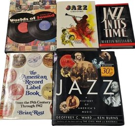 Books About Jazz History. Authors: Brian Rust, Ken Burns, Martin Williams.