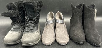 (3) Women's Winter Boots, Snow Bird (Size 11) , Aerosoles (Size 11), And Gap (Size 10)