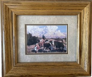 'At His Own Pace' Signed Art Prints By Tim Cox 13 X 15 W