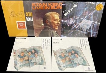(5) Unopened Vinyl Record Collection, Including, Stan Kenton And Road Show Vol 1 And 2