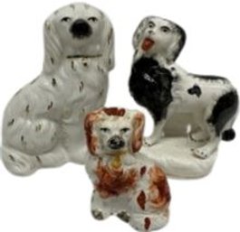 Staffordshire Vintage Ceramic Dogs