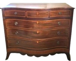 John A. Colby And Sons 700 Antique Mahogany Dresser, 47x20'