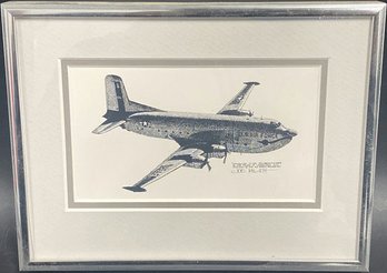 Douglas C-124 Globemaster II Airplane Print By Joe Milich (8.25x6.25)