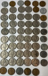 Liberty Lot, In God We Trust Franklin Nickels  US Coins