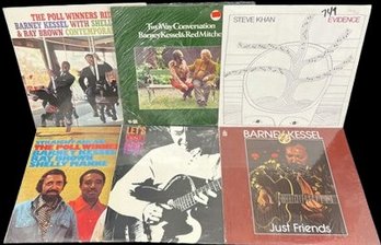 (6) Unopened Vinyl Record Collection, Steve Khan, Barney Kessel, Ray Brown, Shelly Manne And Many More