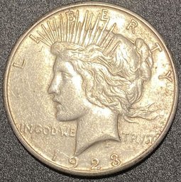 1923 Liberty US Silver One Dollar Coin
