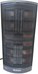 Holmes Whisper Quiet Twin Ceramic Heater  1500W Portable Heater With ViziHeat Color Display