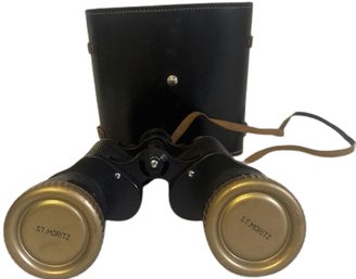 St. Moritz Binocular Coated, 7 X 50 Field 70, With Case,Japan - 8x8in