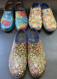 (3) Western Chief Women's Waterproof Garden Clog Size 9