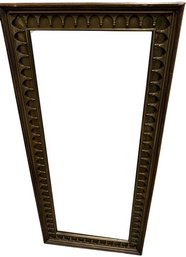 Gold-Framed Mirror With Intricate Design - 42Lx22W