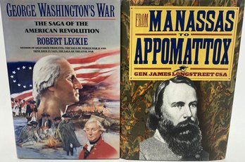 'From Manassas To Appomattox' By James Longstreet And George Washington's War - 9.5'H