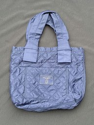 Marc Jacobs Quilted Nylon Knotted Tote Navy Blue