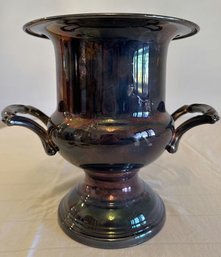 Oneida Silver Co., Victorian Pedestal Silver Plate Champagne Ice Bucket - 10'