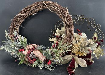 Christmas Wreath Door Decor