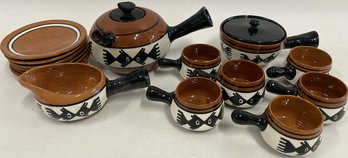 Peruvian Ceramic Tea/Espresso Sets - Fish Design