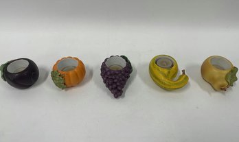 (5) Small Fruits Tealight Candle Holder