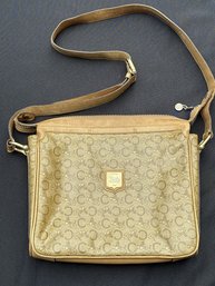Celine Vintage Crossbody Coated Canvas And Leather