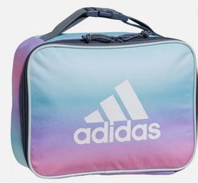 (NEW) Adidas Foundation Insulated Lunch Bag, Gradient Rose Tone Pink/White/Onix Grey