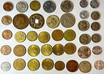 Lot Of US & Korean Coins