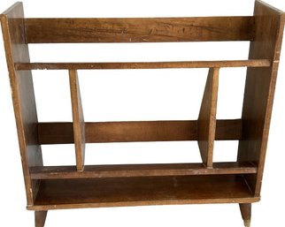 Mid Century Book / Magazine Rack 27 H X 28 W