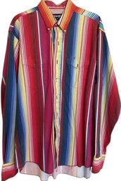 Vintage Wrangler Men's Shirt 17-36 X-Long Tails