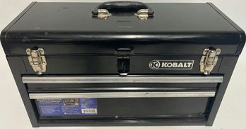 Kobalt 2-Drawer Portable Tool Chest With Tools Inside