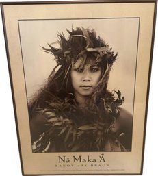 Na Maka 'A - Fiery Eyes Art Print By Randy Jay Braun