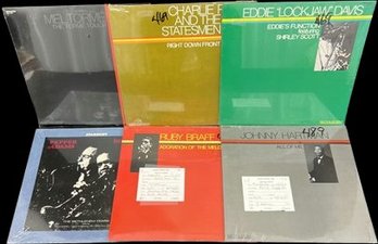 (6) Unopened Vinyl Record Collection, Mel Torme, Charlie Persip, Ruby Braff, Johnny Hartman And Many More