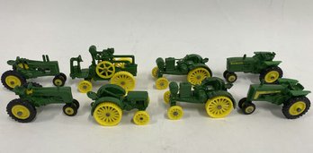 (8) John Deere Toy Tractors