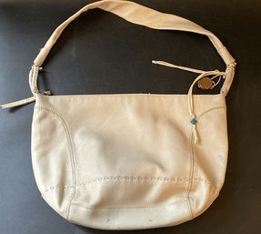 The Sak Textured Cream Handbag - 16.5in Long