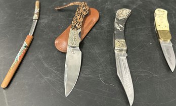 (4) Pocket Knives